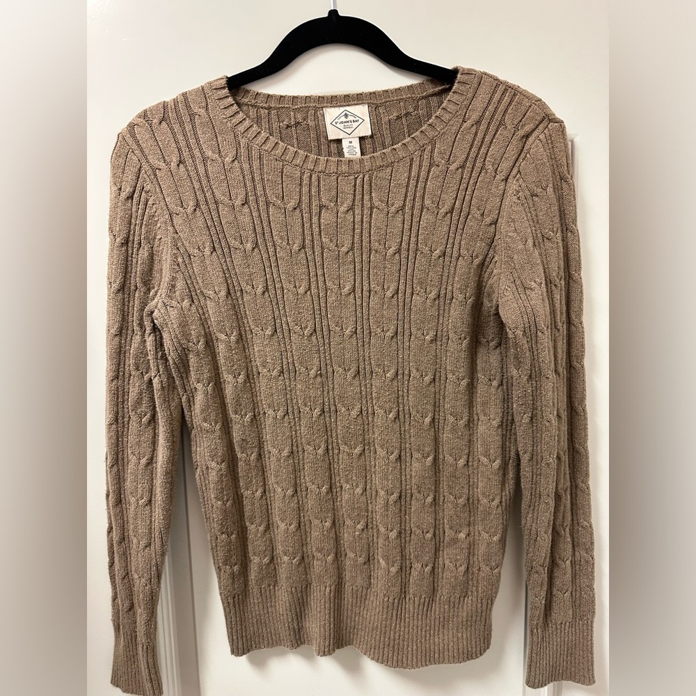 St. John’s Bay brown sweater size medium